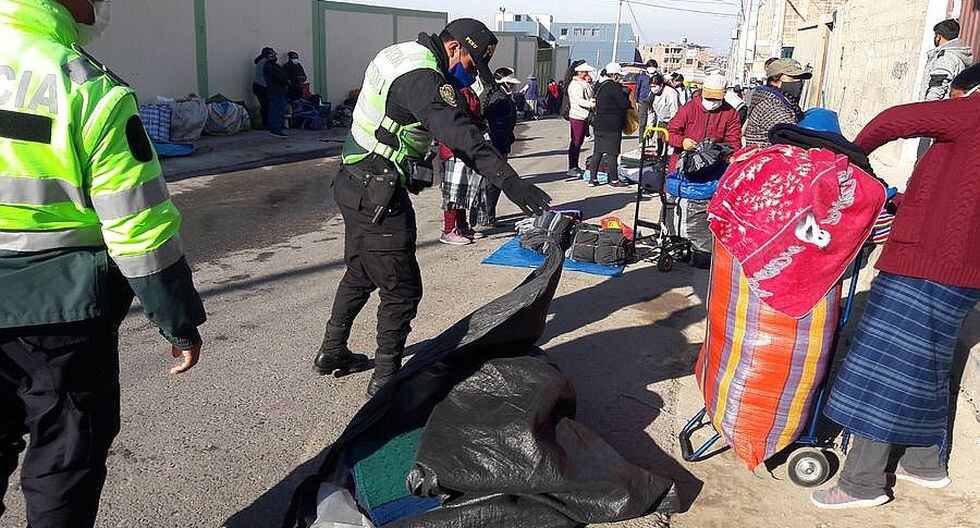 Policía impide vender a feriantes del altiplano