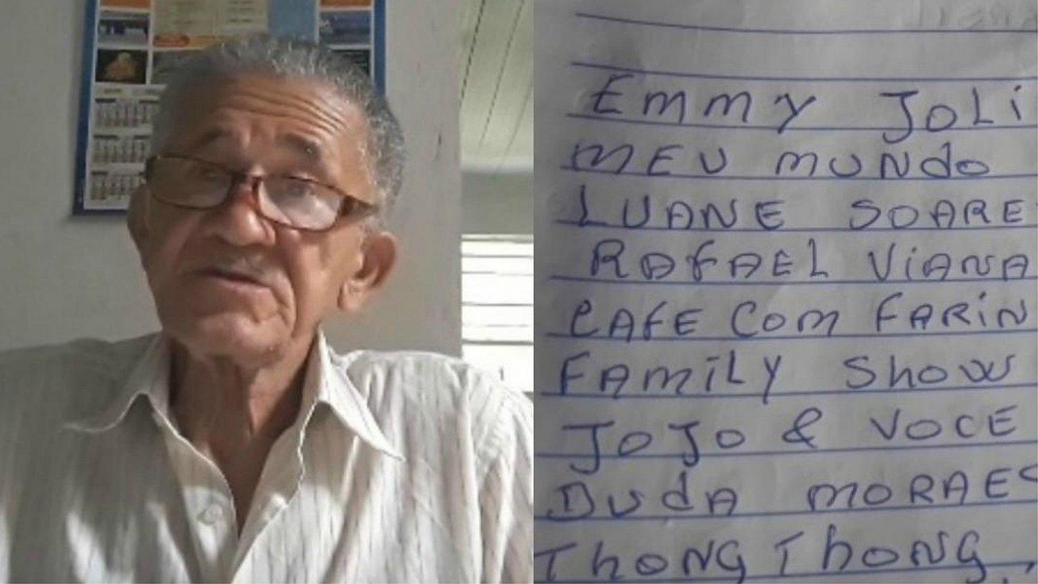 Abuelo youtuber es furor por escribir nombres de todos sus seguidores en un cuaderno 