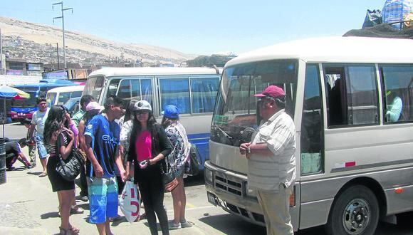 Tacna: viajes a la playa desde el terminal se incrementan en un 50%