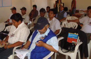 Curso regional realizado en Nasca