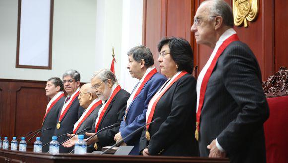 Seis de siete magistrado del TC tienen el mandato vencido hace más de un año. (Foto: GEC)