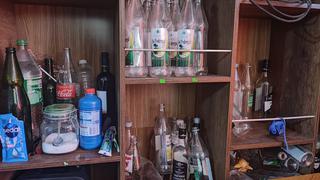 Arequipa: Cae pareja con 180 botellas de licor adulterado