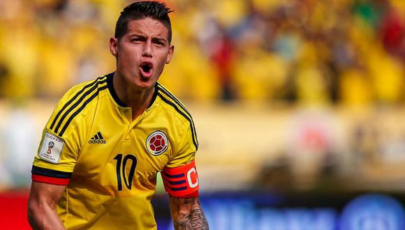 James Rodríguez lidera lista de convocados de la selección de Colombia. (Foto: EFE)
