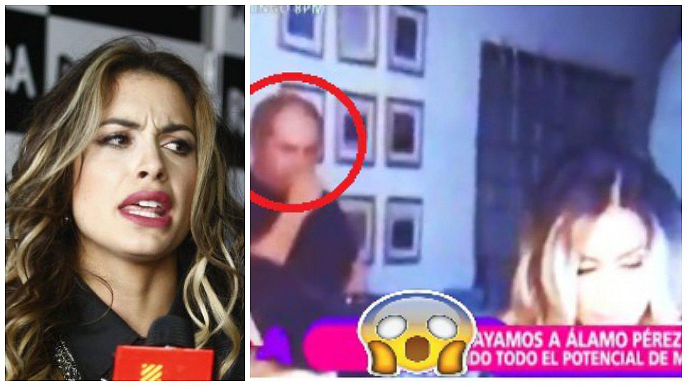 Milett Figueroa: descubren a Álamo Pérez Luna mirándola así mientras ella estaba de espalda (VIDEO)
