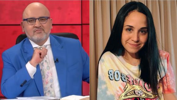 Beto Ortiz cuestionó a Sigrid Bazán en su programa que se transmite en Willax TV. | Foto: Composición.