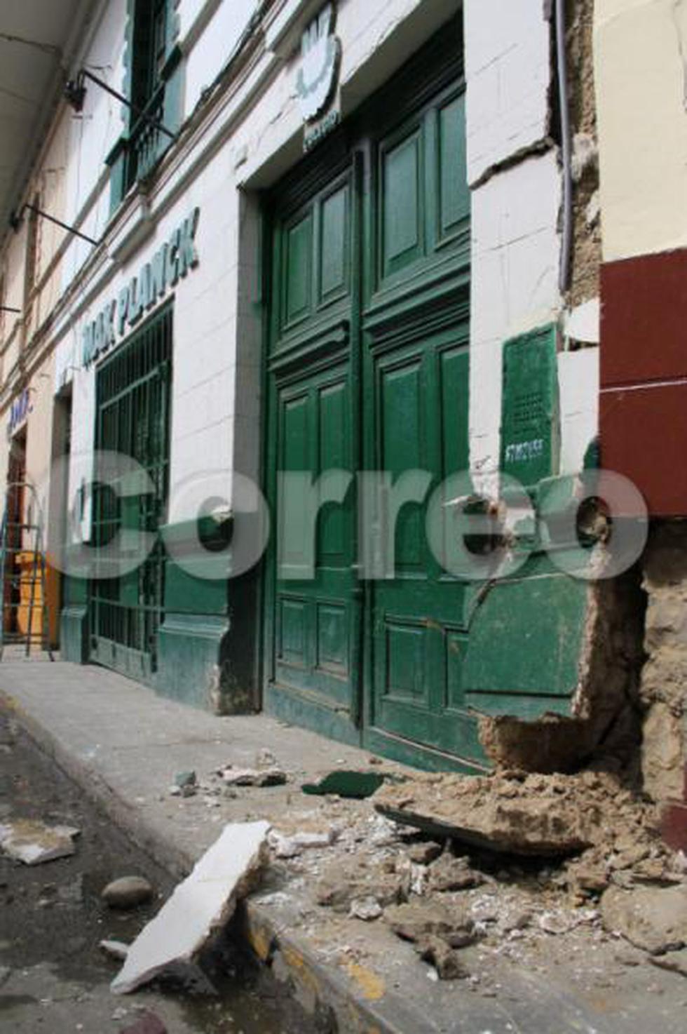 Colapsa  colegio de propiedad de  Casio Huaire 