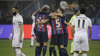 Barcelona logra su decimocuarta Supercopa tras ganar al Real Madrid