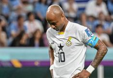Andre Ayew, jugador de Ghana, reveló que su hija se desvaneció tras el penal que falló ante Uruguay