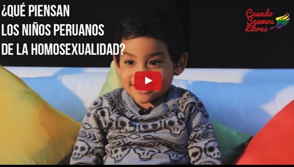 YouTube: ¿qué piensan los niños peruanos sobre la homosexualidad?