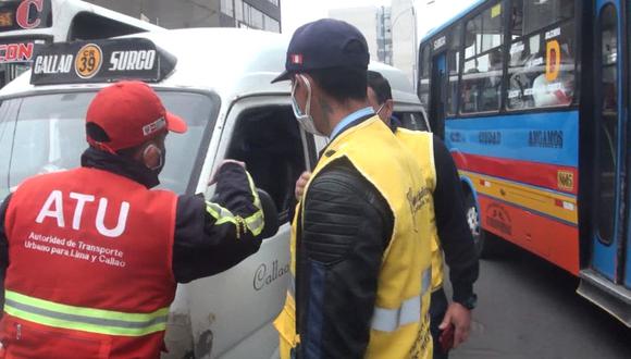 Ambos conductores intervenidos intentaron evadir la labor de las autoridades. (Foto: Difusión)