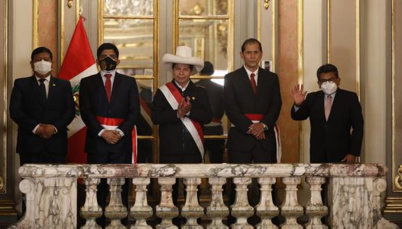 Ceremonia encabezada por Pedro Castillo se realizó en Palacio de Gobierno. (Foto: César Bueno / GEC)