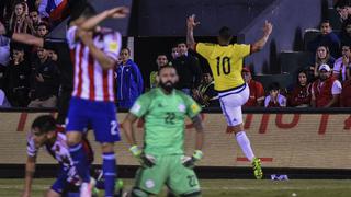 Colombia derrotó a Paraguay sobre la hora