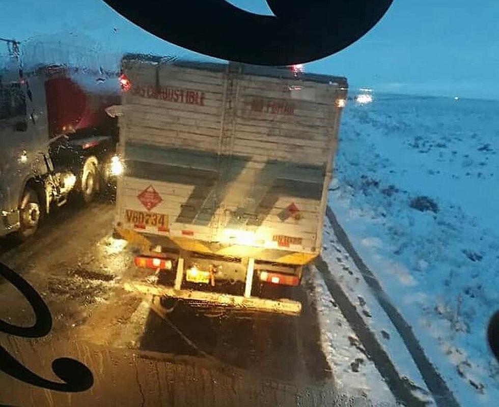 ​Vehículos se quedan varados en la carretera Arequipa-Puno-Cusco por intensa nevada