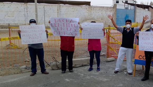 Pobladores de la JV Los Sauces se quejaron el pasado 28 de abril de lentitud en obras de la comuna albarracina. (Foto: Archivo)