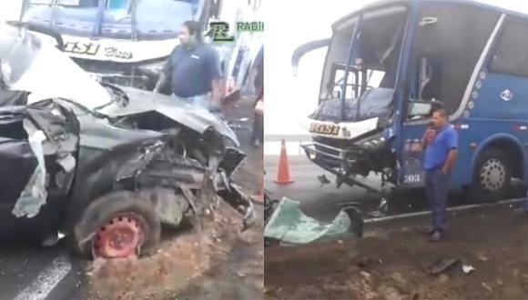 Ancón: Varios heridos deja accidente en la variante de Pasamayo (VIDEO)