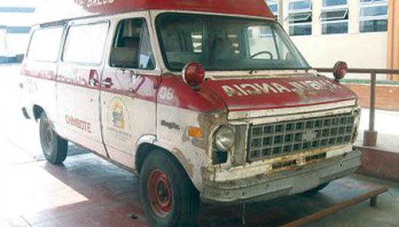 Solo hay una ambulancia vieja para los pacientes