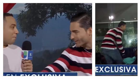 Maluma pierde la paciencia y abandona entrevista porque le preguntan por '4 babys' (VIDEO)