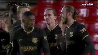 Antoine Griezmann marcó el 1-0 de Barcelona ante Granada en LaLiga (VIDEO)