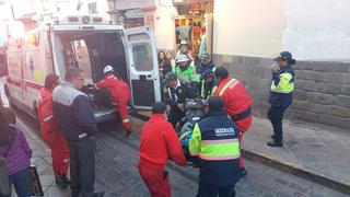 Motociclista argentino sufre fuerte accidente en Cusco (FOTOS)