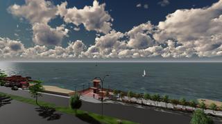 La Perla construirá en la Av. Costanera un mirador turístico frente al mar