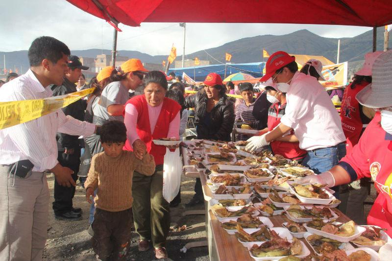 Junín: Pachamanca más grande del mundo fue inscrita en récord Guiness