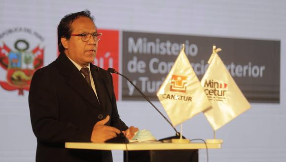 El ministro Roberto Sánchez respaldó el proyecto enviado por el Gobierno para convocar a un referéndum sobre una Asamblea Constituyente. (Foto: archivo twitter @MINCETUR)