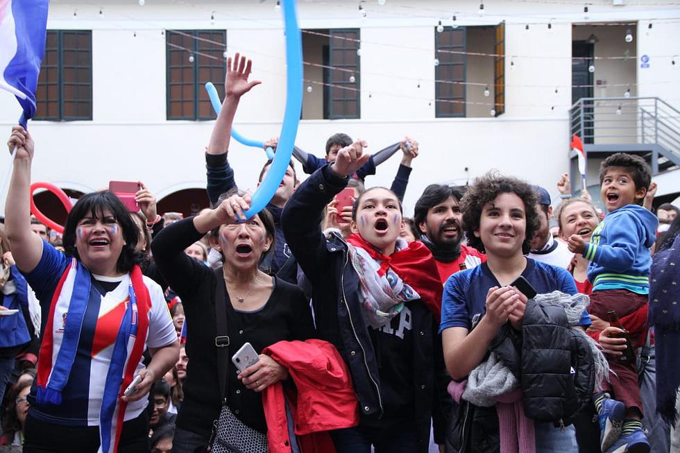 Así celebraron los franceses en Lima los goles de su selección (FOTOS y VIDEO)