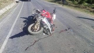 Choque entre vehículo y motocicleta deja un muerto en la vía Juliaca-Huancané