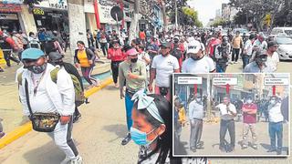 Chiclayo: Piden a los ambulantes desalojados acudir a marcha con un palo de un metro
