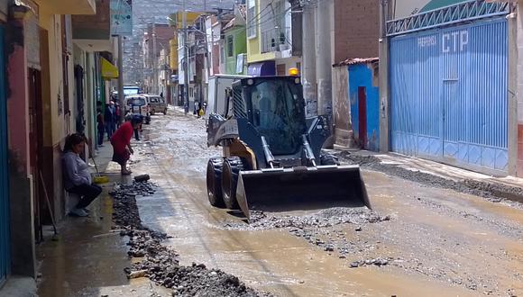 El drenaje pluvial de la ciudad de Huánuco afronta problemas por la falta de limpieza a causa de escasez de presupuesto para su mantenimiento./ Foto: Correo
