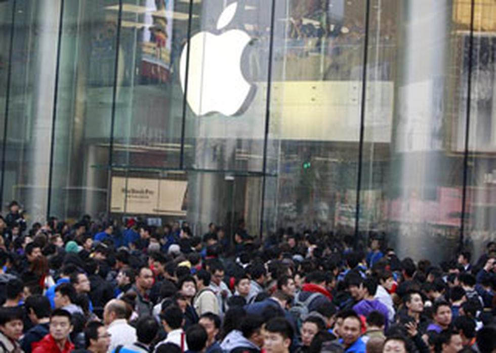 Apple abre su tienda más grande en Asia