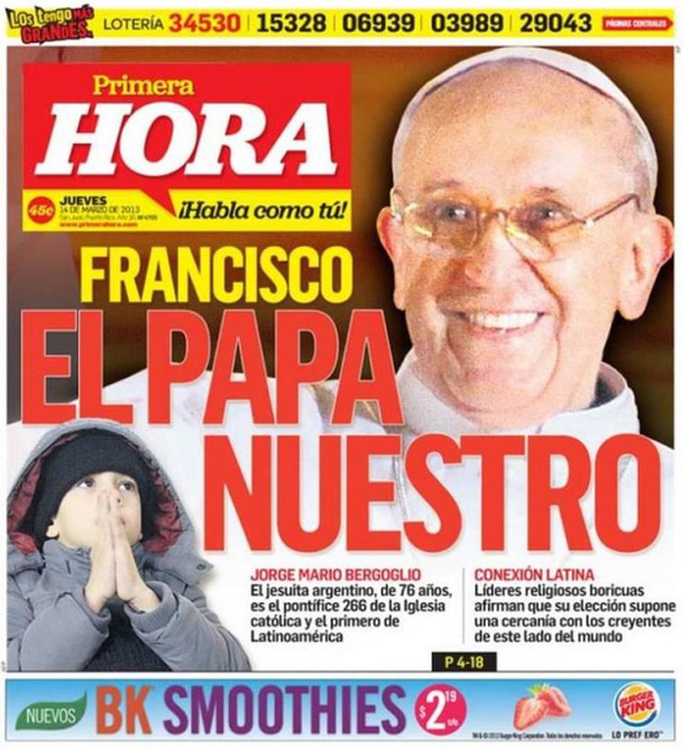 (FOTOS) Papa Francisco: Así informaron diarios de América