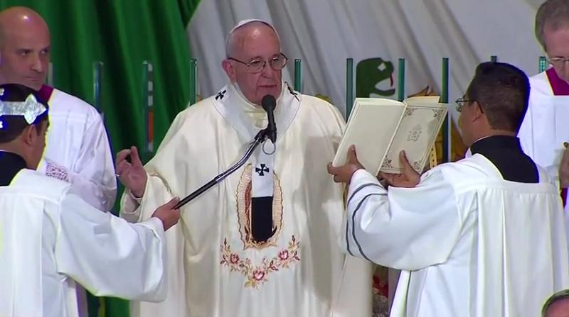 En Vivo: Papa Francisco oficia misa en Basílica de Guadalupe