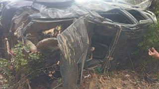 Accidente deja a un fallecido en carretera de distrito de Salcabamba