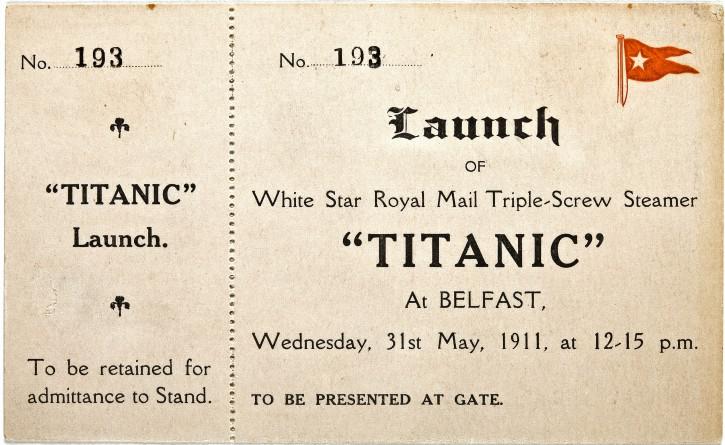 Subastan por más de US$ 56 mil pasaje original del Titanic