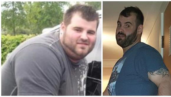Pesaba 200 kilos cuando su novia lo engañó, decidió bajar de peso y así luce hoy (FOTOS)