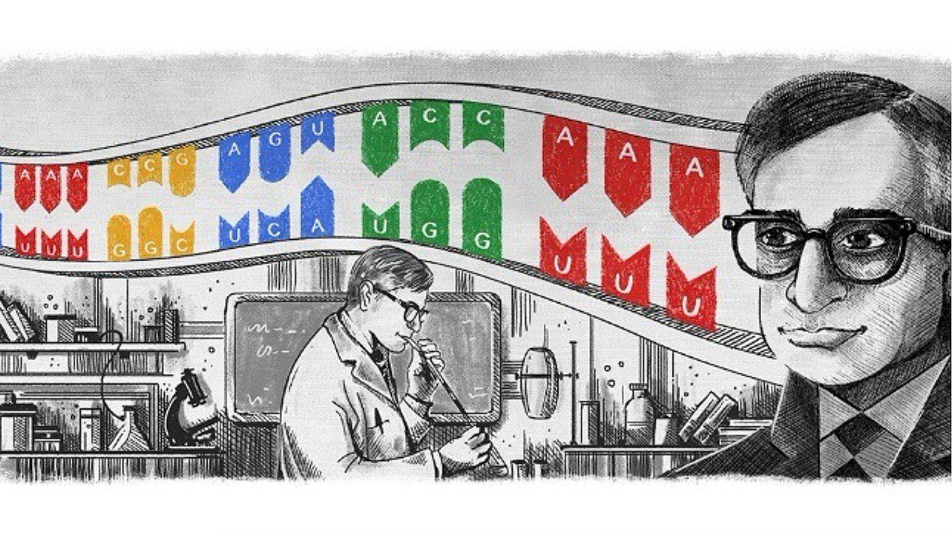 Google rinde homenaje a Har Gobind Khorana, Premio Nobel de Fisiología o Medicina