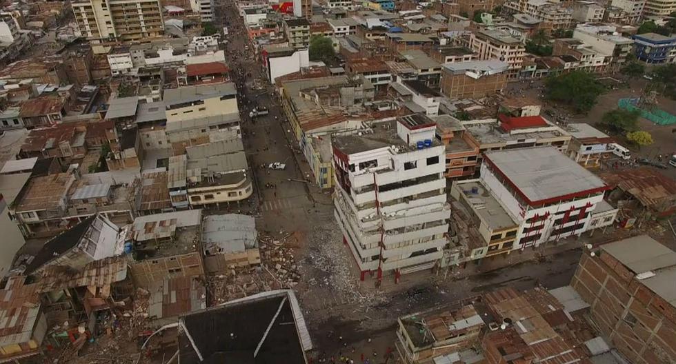 Terremoto en Ecuador Así se ven los daños desde un drone MUNDO CORREO