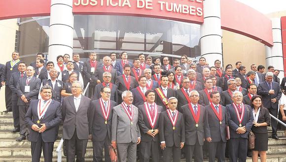 Tumbes: Presidentes de Cortes asumen compromiso de modernizar el Poder Judicial