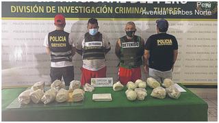 Tumbes: Caen dos sujetos con más de 20 kilos de PBC