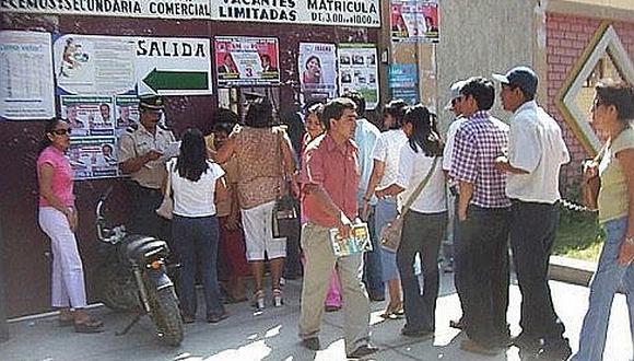 Tacna: Matriculas para el año escolar 2017 inicia la primera semana de enero