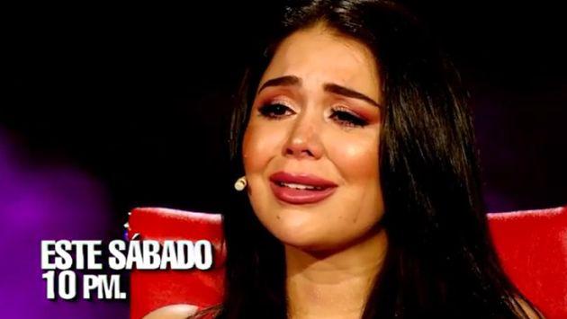 Alexandra Méndez y sus duras confesiones en "El valor de la verdad". (Imagen: Latina)