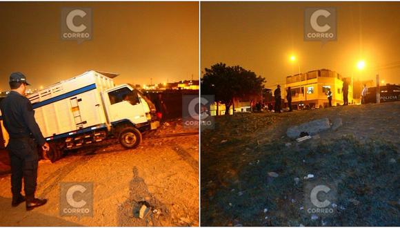 Camión se desbarrancó dejando un muerto y cuatro heridos en Chorrillos (FOTOS y VIDEO)