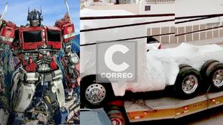 Optimus Prime llega a Cusco para grabación de Transformers (VIDEO)