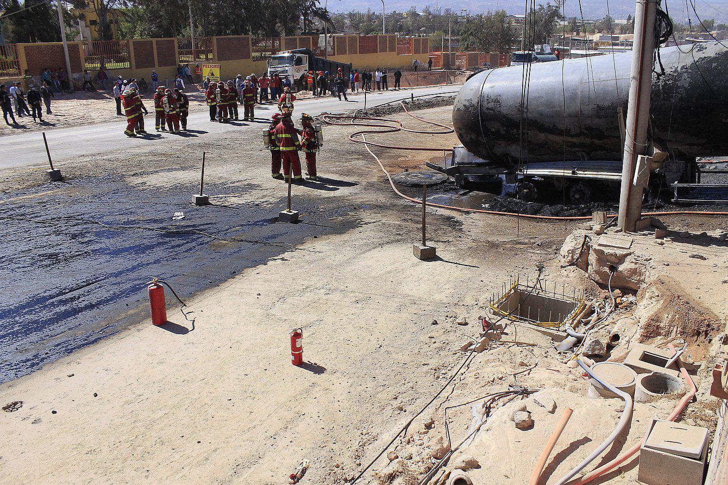 Chofer es acusado por deflagración en Variante de Uchumayo