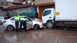 Accidentes de tránsito dejan a dos personas heridas en Huancavelica