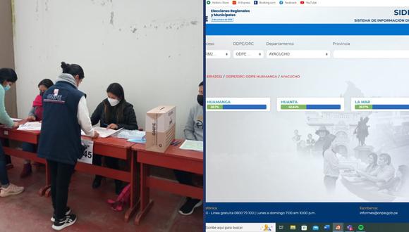 Instalación de mesas de votación en Ayacucho