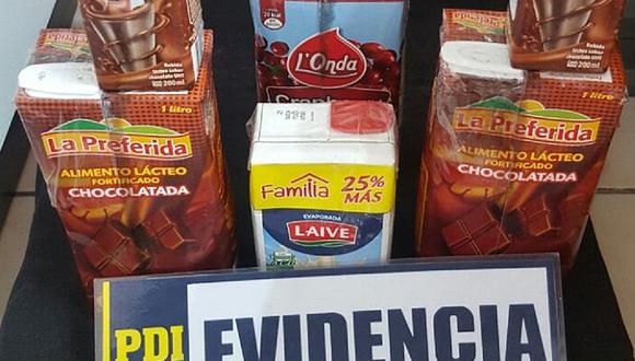 Peruano intentó pasar a Chile seis cajas de leche que venían llenas de droga diluida