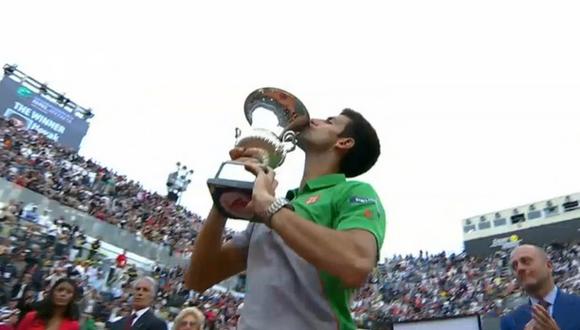 Djokovic se impuso a Nadal y suma su tercer título en el torneo de Roma