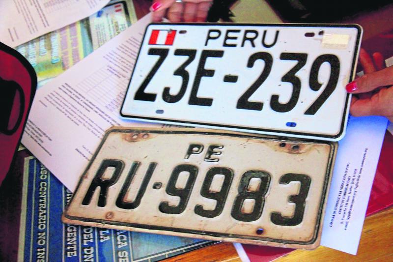 Vehículos irán al depósito si no cambian sus placas